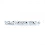 18k White Gold 18k White Gold Marquise Diamond Eternity Wedding Band - Top View -  105187 - Thumbnail