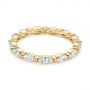 14k Yellow Gold 14k Yellow Gold Marquise Diamond Eternity Wedding Band - Flat View -  105187 - Thumbnail