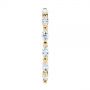 18k Yellow Gold 18k Yellow Gold Marquise Diamond Eternity Wedding Band - Side View -  105187 - Thumbnail