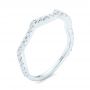  Platinum Platinum Matching Diamond Wedding Band - Three-Quarter View -  102476 - Thumbnail