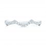  Platinum Platinum Matching Diamond Wedding Band - Top View -  102476 - Thumbnail