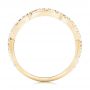 18k Yellow Gold 18k Yellow Gold Matching Diamond Wedding Band - Front View -  102476 - Thumbnail