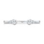  Platinum Platinum Open Cluster Diamond Wedding Band - Top View -  108038 - Thumbnail