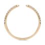14k Rose Gold 14k Rose Gold Open Diamond Wedding Band - Front View -  108039 - Thumbnail