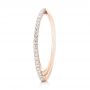 14k Rose Gold 14k Rose Gold Orbit Eternity Diamond Band - Side View -  103317 - Thumbnail