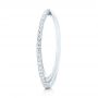 18k White Gold Orbit Eternity Diamond Band - Side View -  103317 - Thumbnail