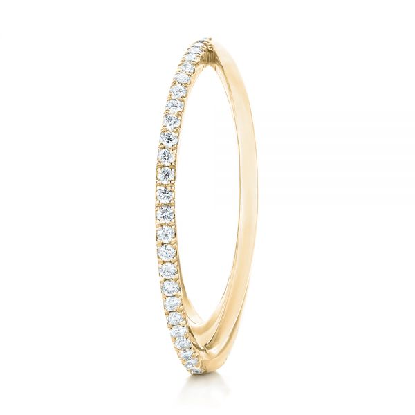 14k Yellow Gold 14k Yellow Gold Orbit Eternity Diamond Band - Side View -  103317