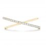 18k Yellow Gold 18k Yellow Gold Orbit Eternity Diamond Band - Top View -  103317 - Thumbnail