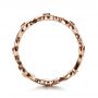 18k Rose Gold 18k Rose Gold Organic Diamond Eternity Band - Front View -  1227 - Thumbnail