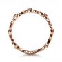 18k Rose Gold 18k Rose Gold Organic Diamond Eternity Band - Front View -  1227 - Thumbnail