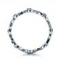 14k White Gold 14k White Gold Organic Diamond Eternity Band - Front View -  1227 - Thumbnail