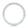  Platinum Platinum Pave Diamond Wedding Band - Front View -  102559 - Thumbnail