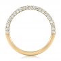 18k Yellow Gold 18k Yellow Gold Pave Diamond Wedding Band - Front View -  102559 - Thumbnail