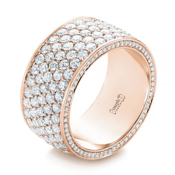 Pave Diamond Women's Anniversary Band - Image