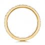 18k Yellow Gold 18k Yellow Gold Pave Diamond Women's Anniversary Band - Front View -  104137 - Thumbnail