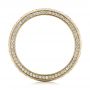 18k Yellow Gold 18k Yellow Gold Pave Diamond Women's Anniversary Band - Front View -  104157 - Thumbnail