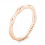 18k Rose Gold Petite Twist Wedding Band