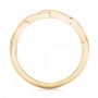 18k Yellow Gold 18k Yellow Gold Petite Twist Wedding Band - Front View -  102703 - Thumbnail