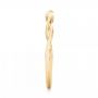 18k Yellow Gold 18k Yellow Gold Petite Twist Wedding Band - Side View -  102703 - Thumbnail