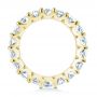 14k Yellow Gold 14k Yellow Gold Radiant Diamond Eternity Band - Front View -  107631 - Thumbnail