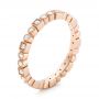 18k Rose Gold Diamond Stackable Eternity Band