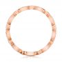 18k Rose Gold Diamond Stackable Eternity Band - Front View -  101897 - Thumbnail