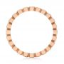 18k Rose Gold Diamond Stackable Eternity Band - Front View -  101905 - Thumbnail