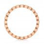 18k Rose Gold Diamond Stackable Eternity Band - Front View -  101905 - Thumbnail