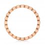 14k Rose Gold 14k Rose Gold Diamond Stackable Eternity Band - Front View -  101905 - Thumbnail