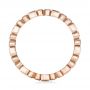 18k Rose Gold Diamond Stackable Eternity Band - Front View -  101923 - Thumbnail