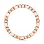 18k Rose Gold Diamond Stackable Eternity Band - Front View -  101923 - Thumbnail