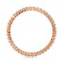 14k Rose Gold 14k Rose Gold Diamond Stackable Eternity Band - Front View -  101926 - Thumbnail