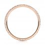 14k Rose Gold 14k Rose Gold Diamond Stackable Eternity Band - Front View -  101927 - Thumbnail