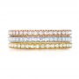 18k Rose Gold Diamond Stackable Eternity Band - Front View -  101927 - Thumbnail