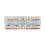 18k Rose Gold Diamond Stackable Eternity Band - Front View -  101926 - Thumbnail