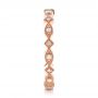 14k Rose Gold 14k Rose Gold Diamond Stackable Eternity Band - Side View -  101897 - Thumbnail