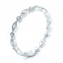  Platinum Platinum Diamond Stackable Eternity Band - Three-Quarter View -  101897 - Thumbnail