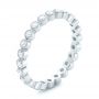 18k White Gold Diamond Stackable Eternity Band