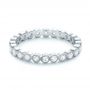  Platinum Platinum Diamond Stackable Eternity Band - Flat View -  101905 - Thumbnail