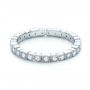 14k White Gold 14k White Gold Diamond Stackable Eternity Band - Flat View -  101923 - Thumbnail