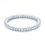 18k White Gold 18k White Gold Diamond Stackable Eternity Band - Flat View -  101926 - Thumbnail