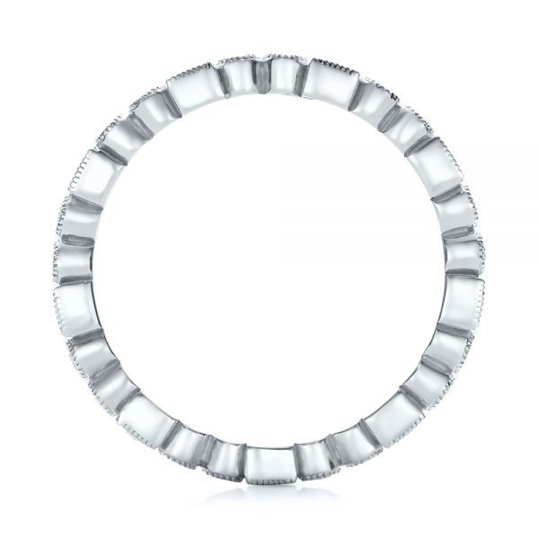 Platinum Platinum Diamond Stackable Eternity Band - Front View - 101923