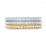 14k White Gold 14k White Gold Diamond Stackable Eternity Band - Front View -  101927 - Thumbnail