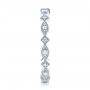 14k White Gold 14k White Gold Diamond Stackable Eternity Band - Side View -  101897 - Thumbnail