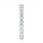 14k White Gold 14k White Gold Diamond Stackable Eternity Band - Side View -  101905 - Thumbnail