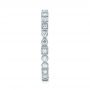 14k White Gold 14k White Gold Diamond Stackable Eternity Band - Side View -  101923 - Thumbnail