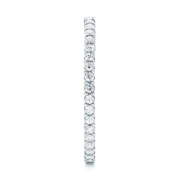  Platinum Platinum Diamond Stackable Eternity Band - Side View -  101926