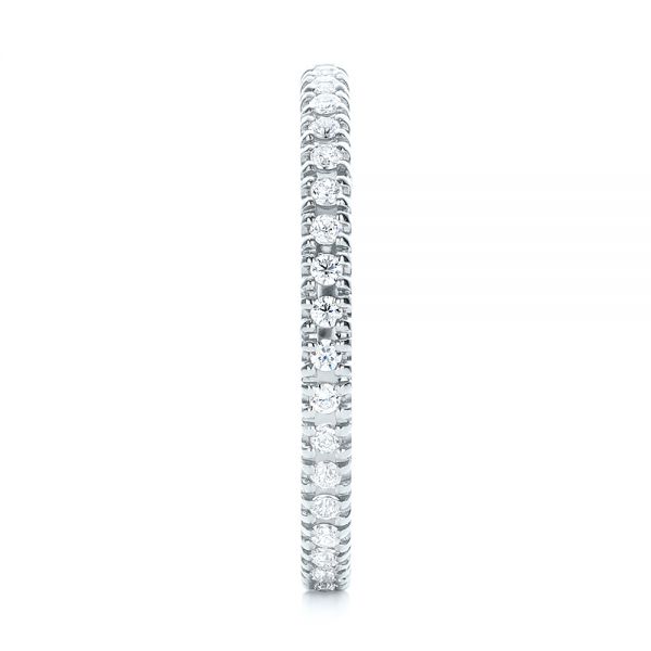 Platinum Platinum Diamond Stackable Eternity Band - Side View - 101927