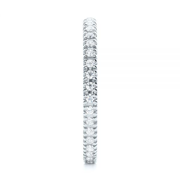  Platinum Platinum Diamond Stackable Eternity Band - Side View -  101927