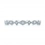  Platinum Platinum Diamond Stackable Eternity Band - Top View -  101897 - Thumbnail